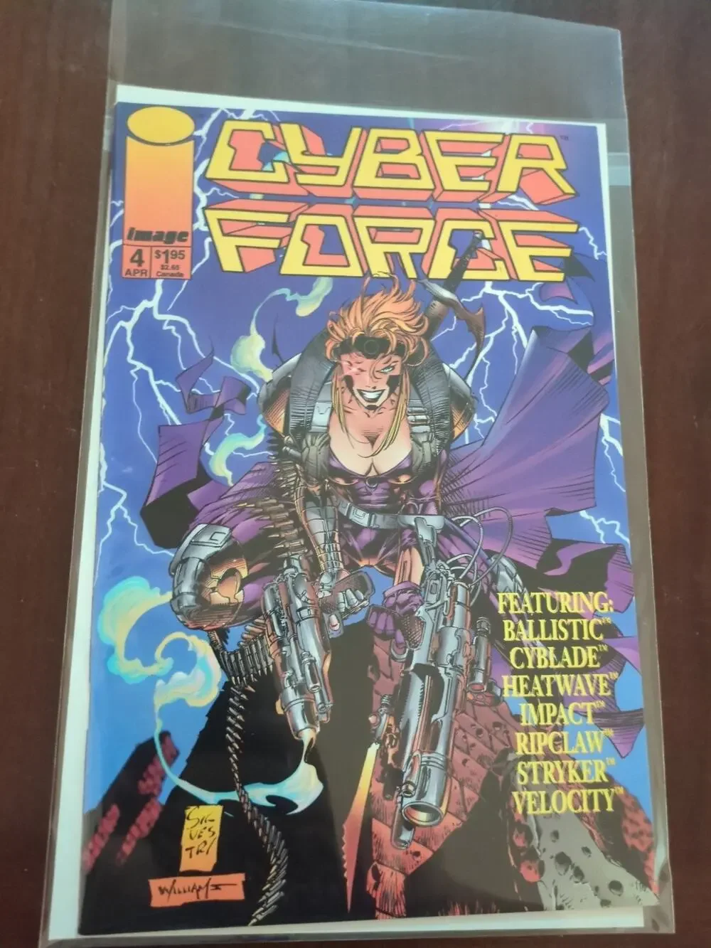 Image Comic Book....CyberForce #4, April 1994